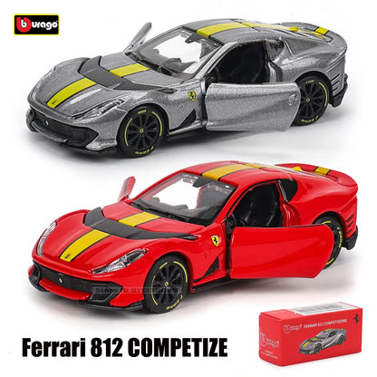 1:64 Diecast Car Model – Metal Collectible with Lights & Sound