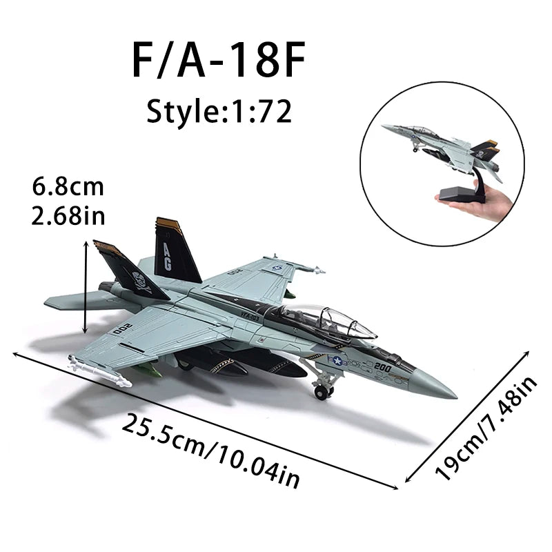 DIY Military Aircraft Model Building Kit – 1:72 Scale