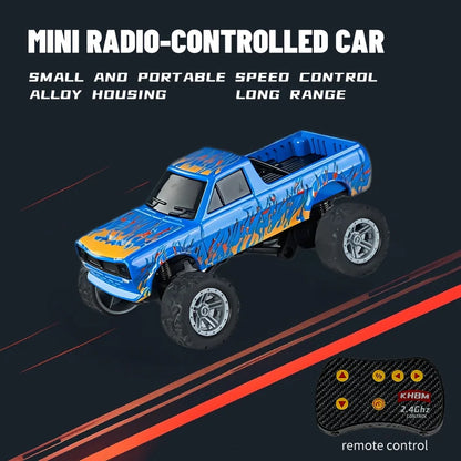 New RC Car MINI Alloy 1/64 Remote Control Car Convenient to Carry 60 Minutes of Work Time Children's Gifts Electronic Toys