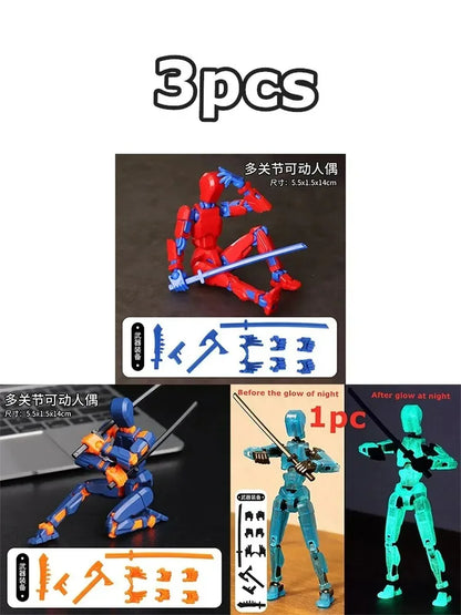 Multi-Jointed Robot Action Figure – Movable Poseable Model