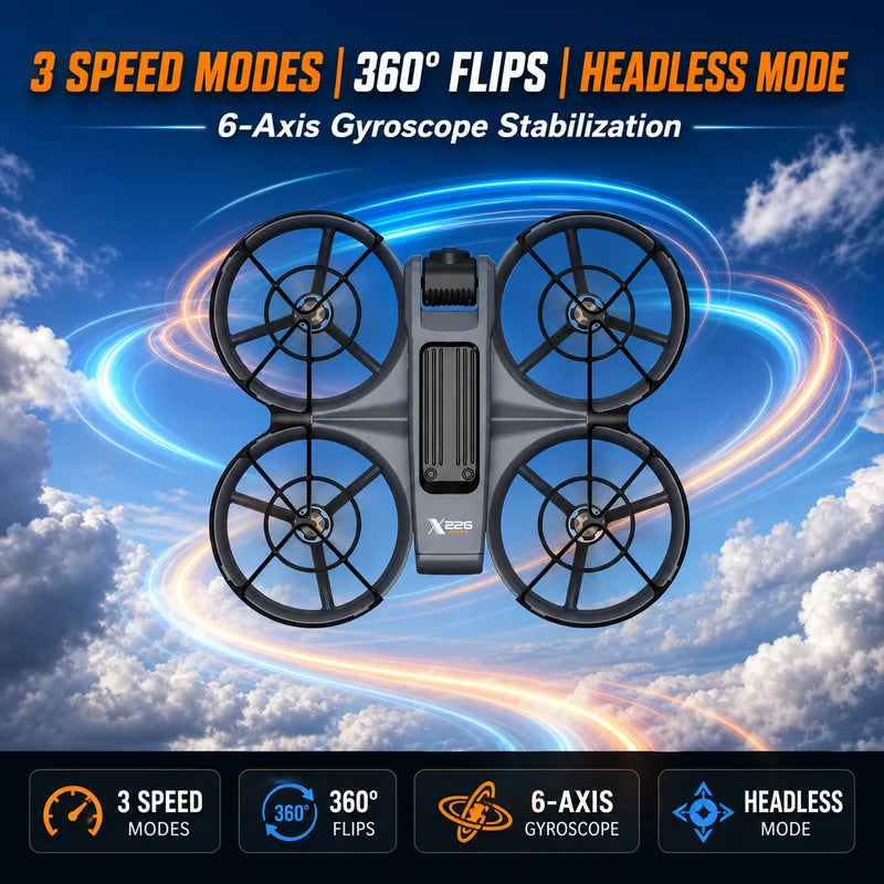 8K Camera Drone with GPS, Brushless Motors and FPV Control