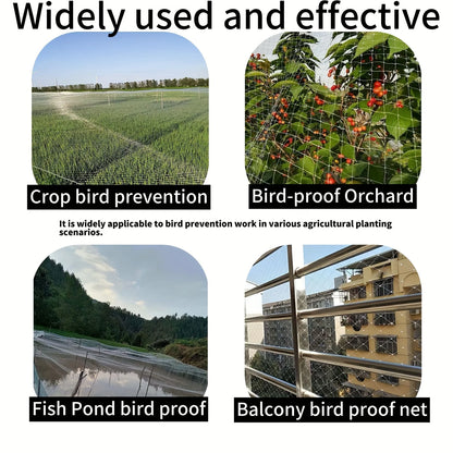Fine Mesh Bird Netting – PVC Balcony & Garden Protection Net