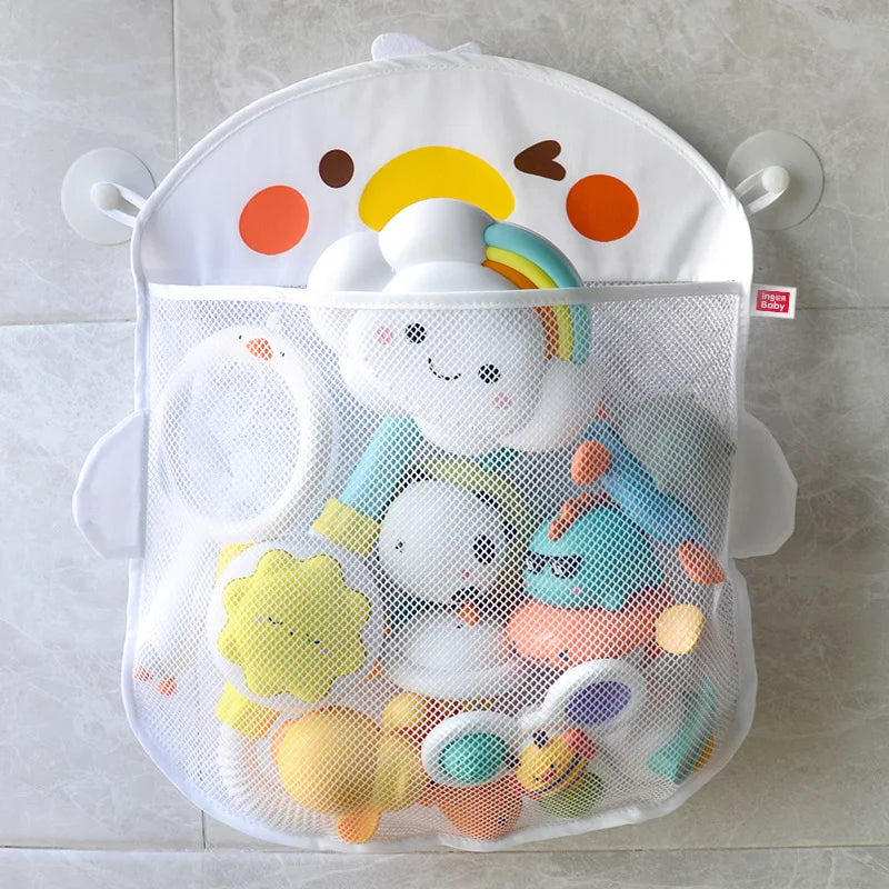 Baby Bath Toy Storage Bag Duck Mesh Organizer for Kids