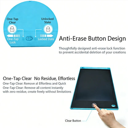LCD Drawing Tablet for Kids – 8.5-Inch Writing & Doodle Board