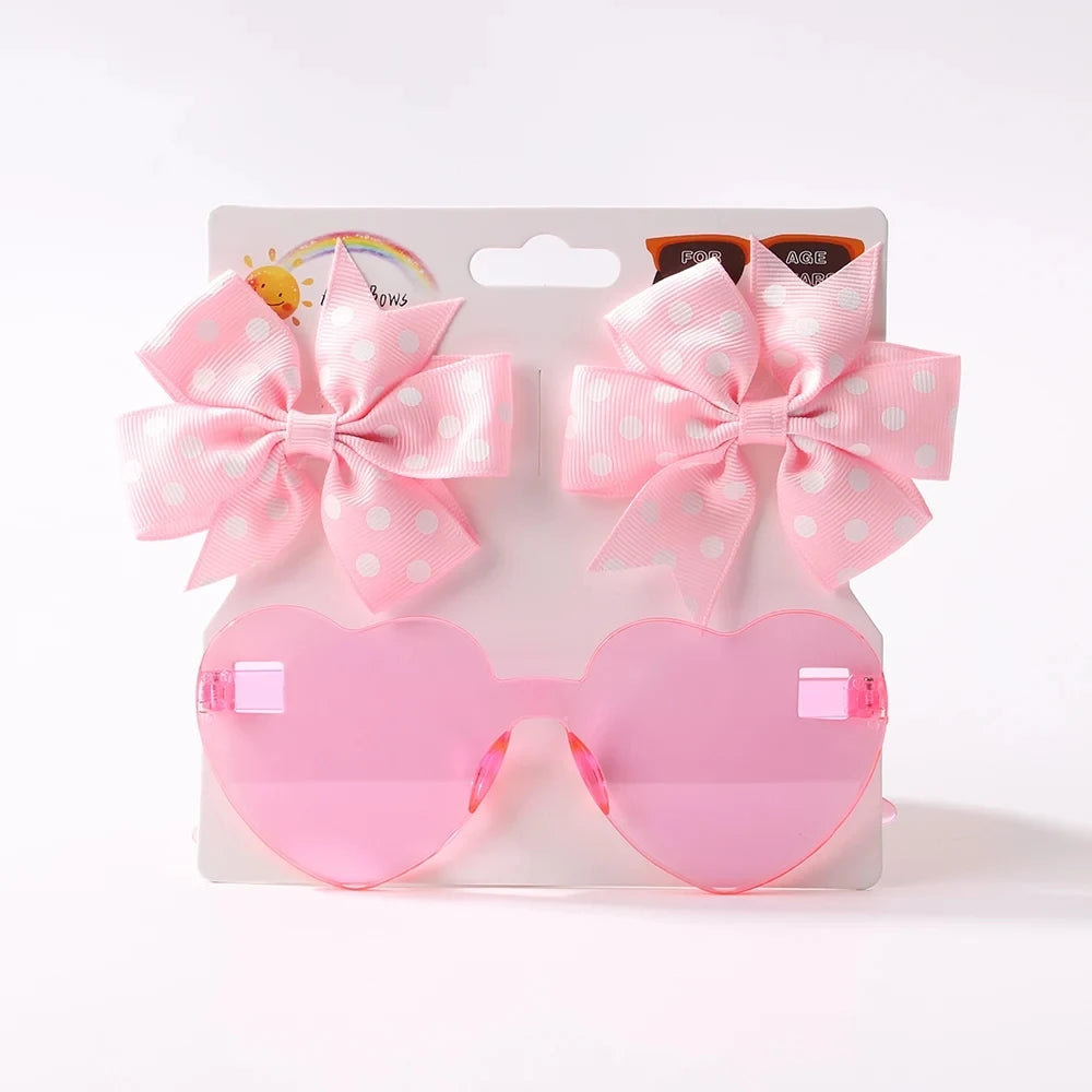 Girls Hair Bow Clips
