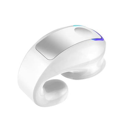 Open Ear Wireless Headphones with Clip-On Design and Microphone