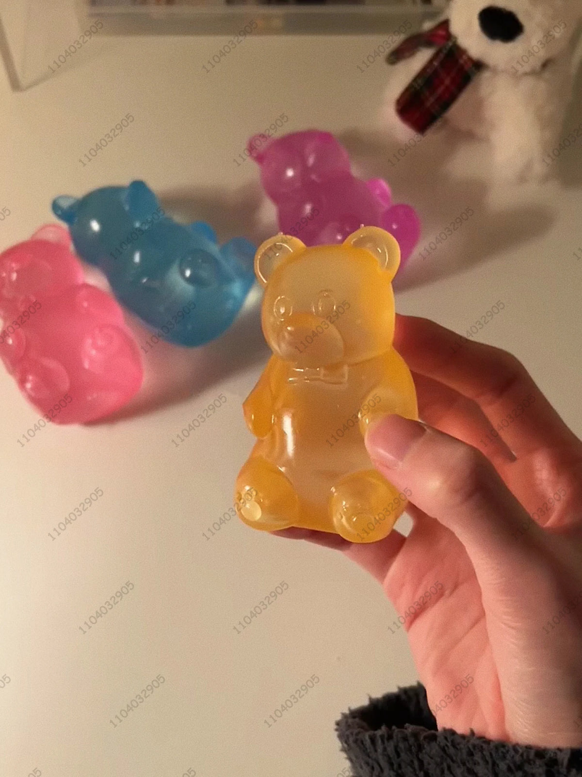 Gummy Bear Fidget Toy – Colorful Squeeze Stress Relief Toy