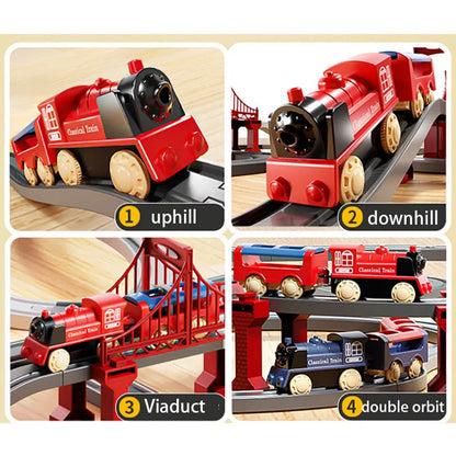 44-Piece Train Track Set – 1:32 Scale Model Train Toy