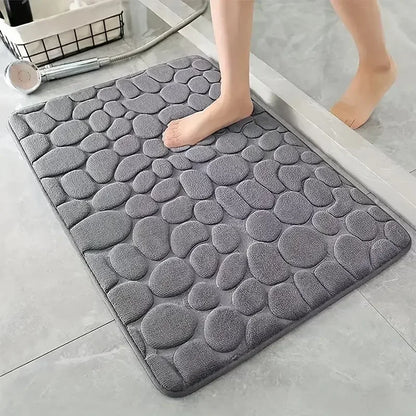 Non Slip Bathroom Mat – Absorbent Quick Drying Bath Floor Mat