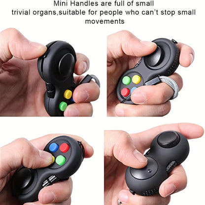 Fidget Pad with 8 Functions Sensory Fidget Controller Toy