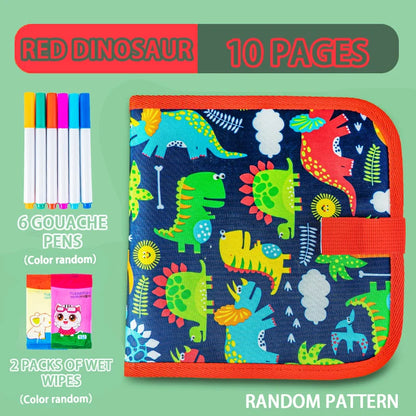 Erasable Drawing Book for Kids – Reusable Doodle Pad with Pens