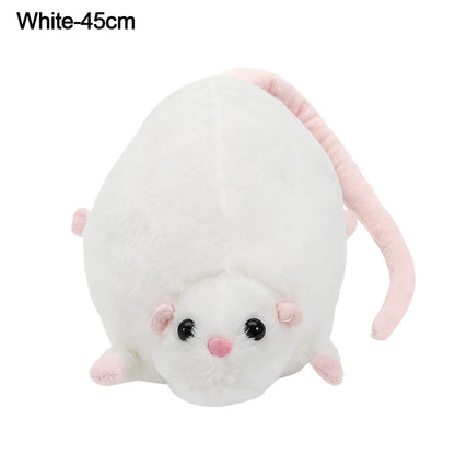 Cute 35/50cm Mouse Doll Cartoon Plush Flower Branch Rat Doll Soft Oversized Animal Figure Kid Gift Birthday Stuffed&Plush Animal