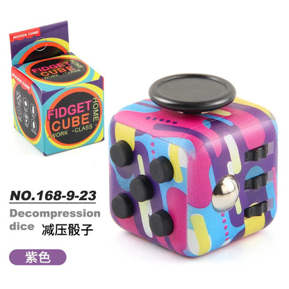 Fidget Dice – Solid Color Decompression Fingertip Anti-Stress Toy