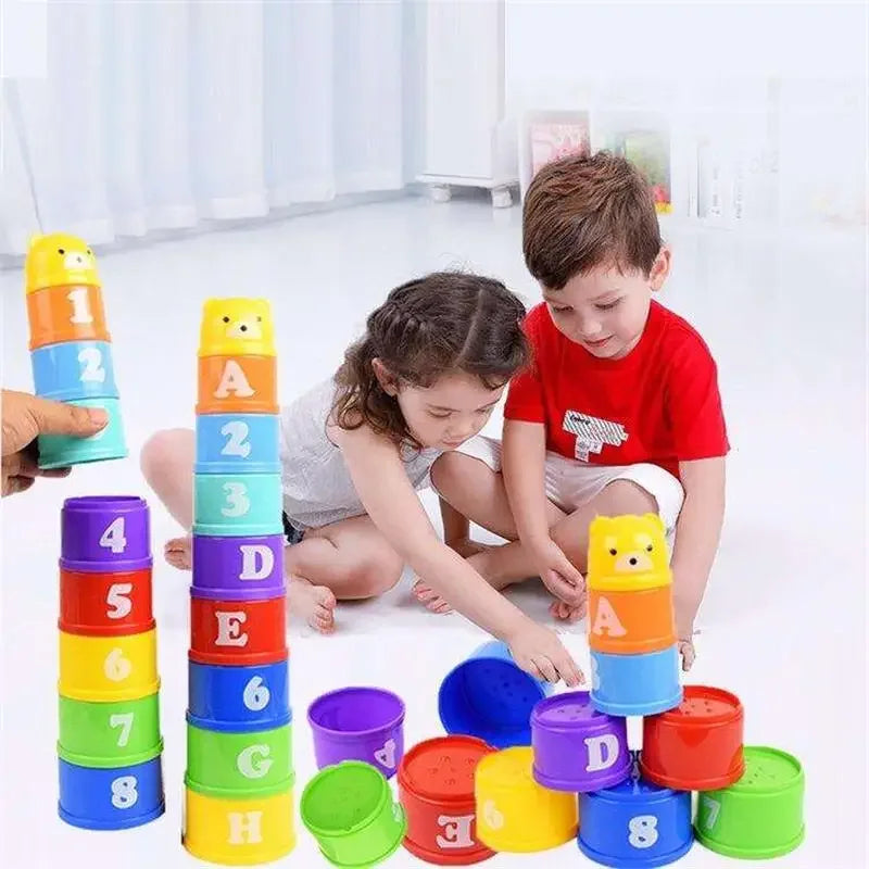 Cup Stacking Game for Kids Speed Challenge Educational Board Toy