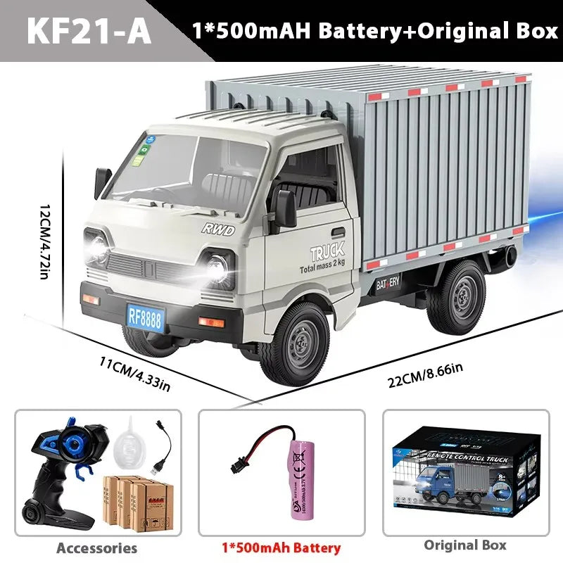 1:16 Scale RC Climbing Truck with Spray, Drift and LED Lights