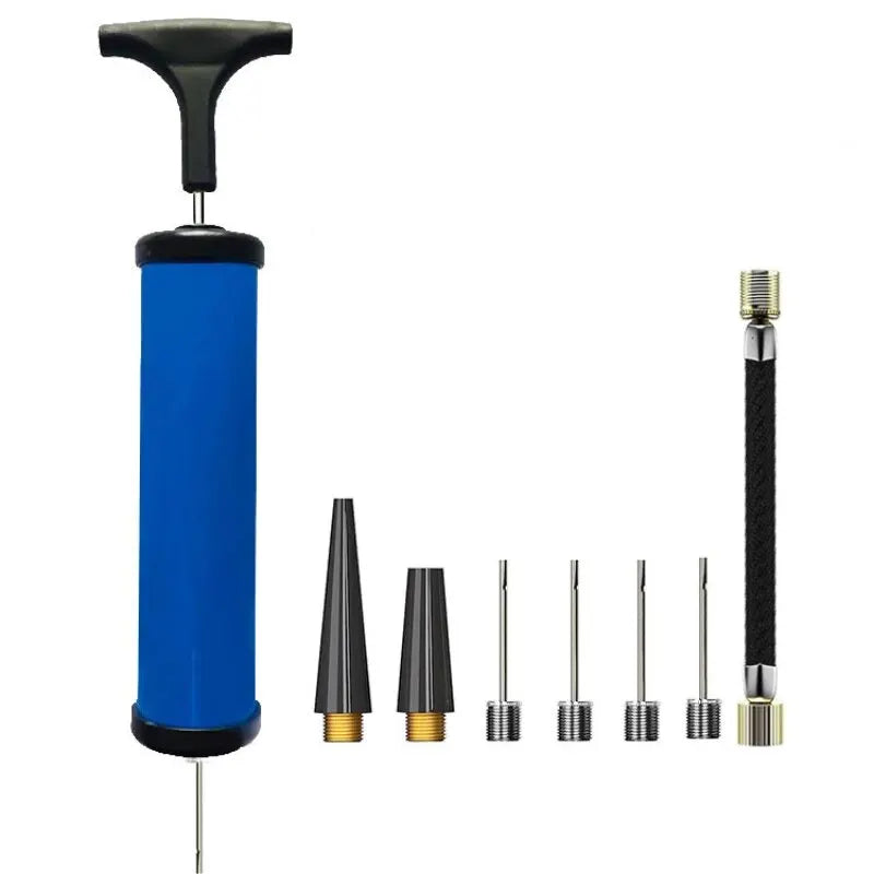 Ball Pump, Portable Sports Ball Inflator with Needle & Nozzle