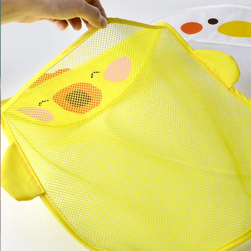Baby Bath Toy Storage Bag Duck Mesh Organizer for Kids