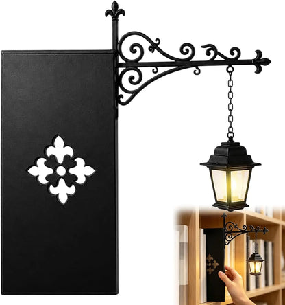 Halloween Retro Bookshelf Reading Lamp – Gothic LED Night Light