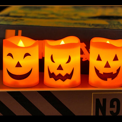 Halloween Pumpkin Lantern Light for Spooky Party Decor