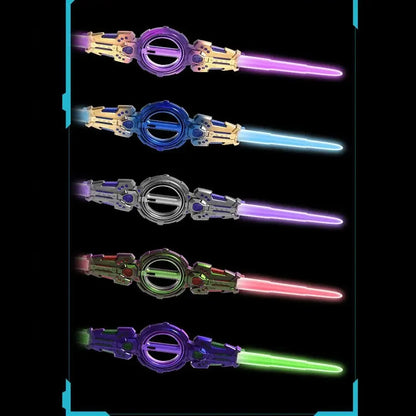 LED Light Sword Toy – 64cm Flashing Plastic Cosplay Sword
