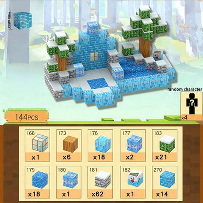 Magnetic Building Blocks for Creative STEM Construction and 3D Models