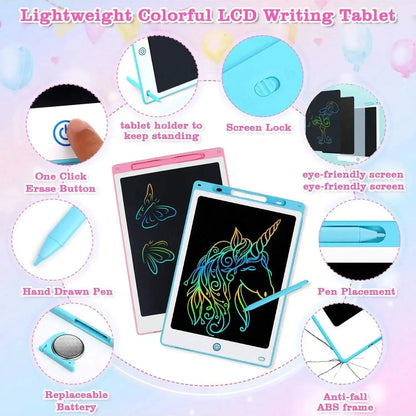 LCD Writing Tablet for Kids – Reusable Drawing & Doodle Board