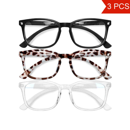 Blue Light Blocking Glasses – 3PCS Computer & Gaming Glasses