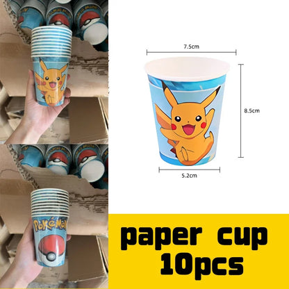 Cartoon Birthday Party Supplies – Tableware & Decorations Set