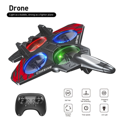 Foam RC Stunt Airplane with LED Lights and 360° Flips