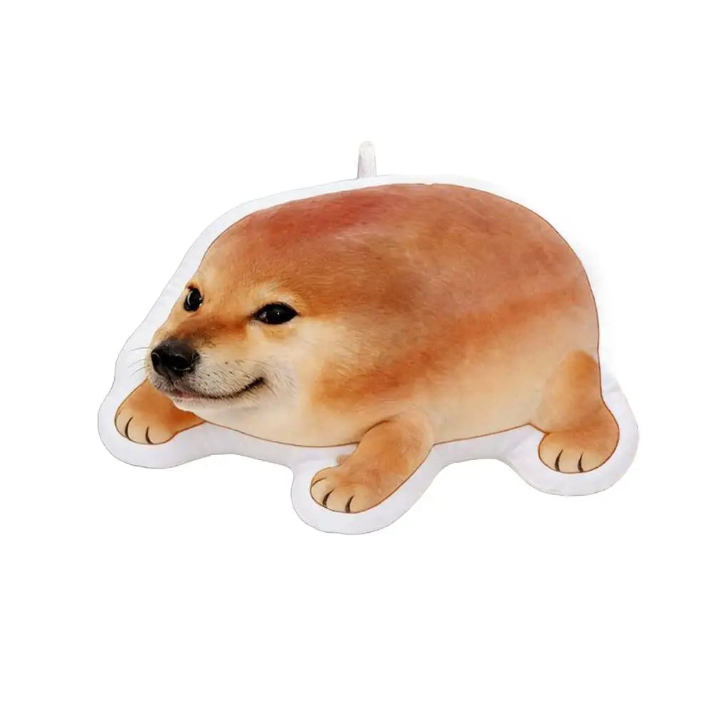 4-Key Voice Button Keyboard Keychain Shiba Inu Cat Meme Voices Relieves Stress Relief Fidget Toy Finger Keyboard Games Keychain