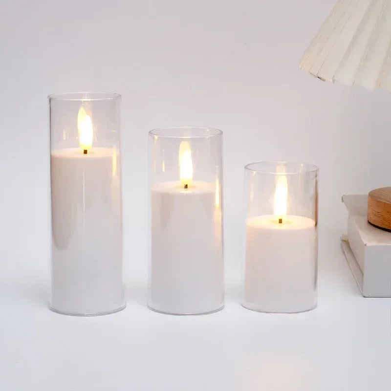 Flameless Candles with Remote – Flickering LED Decor