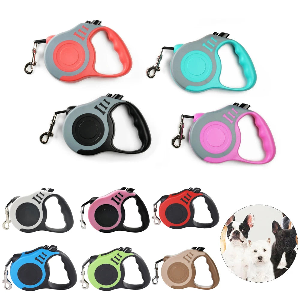 Retractable Dog Leash – Automatic Nylon Lead for Small Dogs