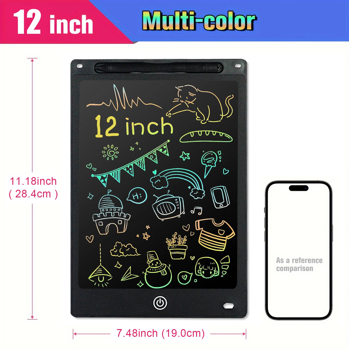 12 Inch LCD Writing Tablet – Electronic Drawing & Writing Board
