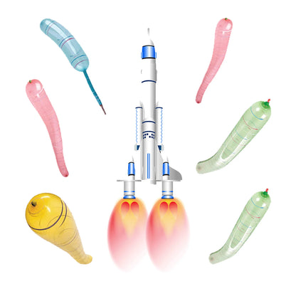 Flying Rocket Balloon Toy – Reusable Outdoor Balloon for Kids