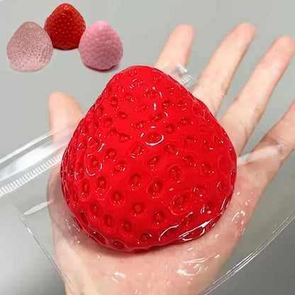 Strawberry Squishy Toy Soft Squeeze Fidget Toy