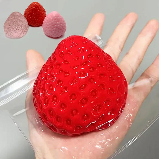 Strawberry Squishy Toy Soft Squeeze Fidget Toy