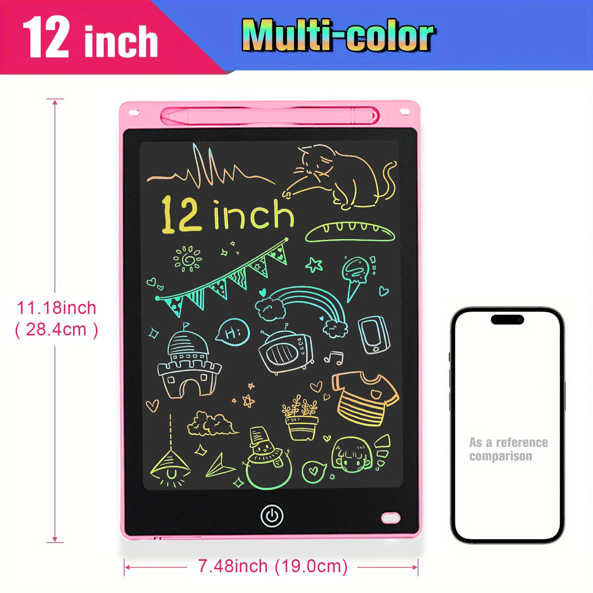 12 Inch LCD Writing Tablet – Electronic Drawing & Writing Board