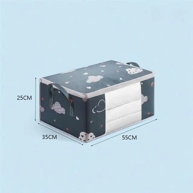 Large Clothes Storage Bag Organizer for Blankets & Bedding
