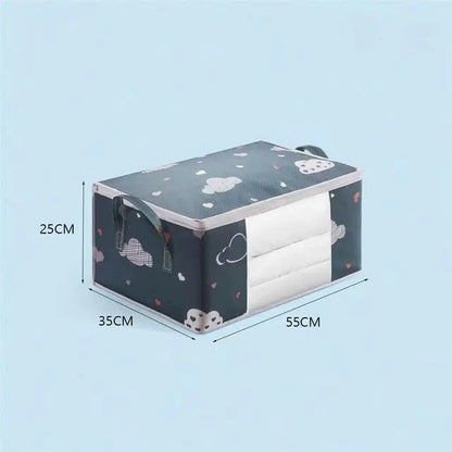 Large Clothes Storage Bag Organizer for Blankets & Bedding