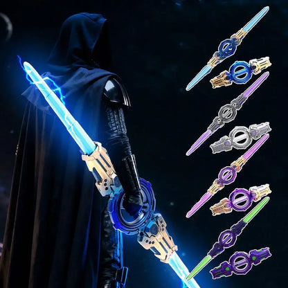 LED Light Sword Toy – 64cm Flashing Plastic Cosplay Sword