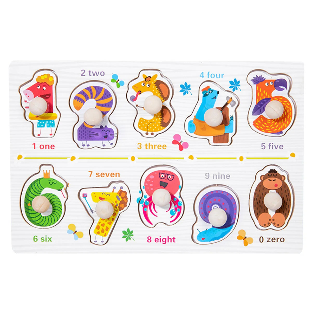Wooden Animal Jigsaw Puzzle for Kids – Educational Puzzle Toy