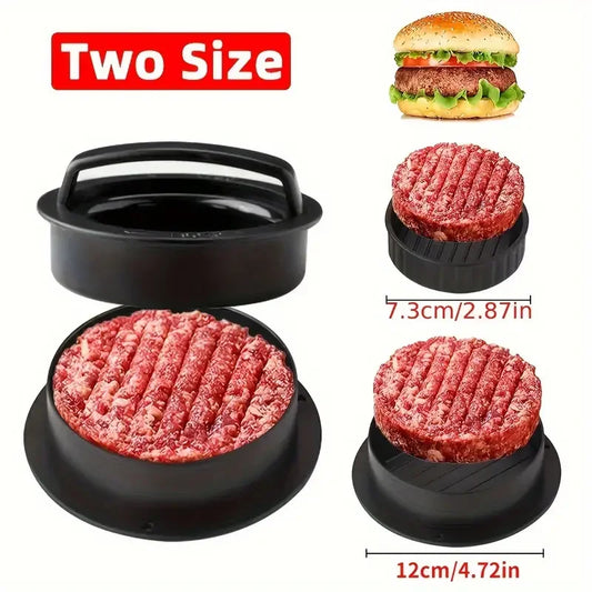 Burger Patty Press – 3-in-1 Hamburger Patty Maker