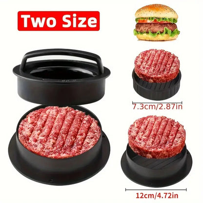 Burger Press, 3-in-1 Hamburger Patty Maker & Stuffed Burger Mold