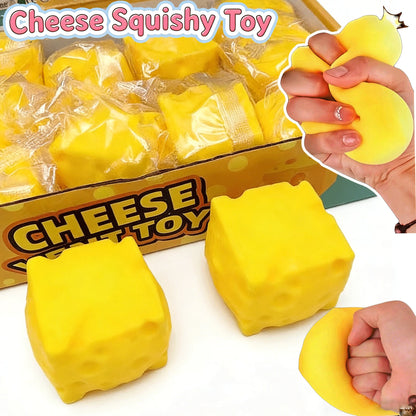 Cheese Squishy Fidget Toy Slow Rebound Squeeze Toy