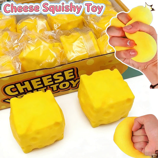 Cheese Squishy Fidget Toy Slow Rebound Squeeze Toy