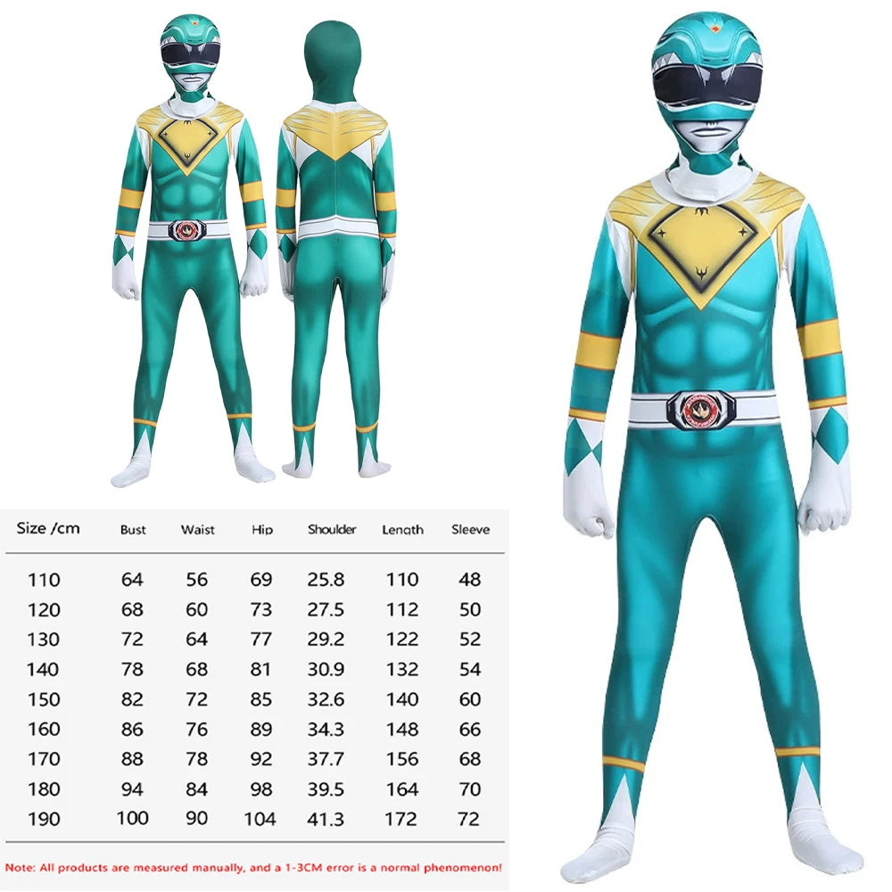 Superhero Samurai Cosplay Costume Adult Jumpsuit with Mask