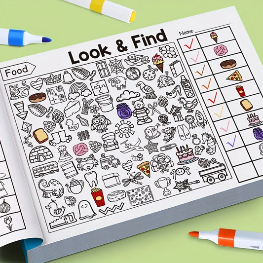 Hidden Objects Coloring Book