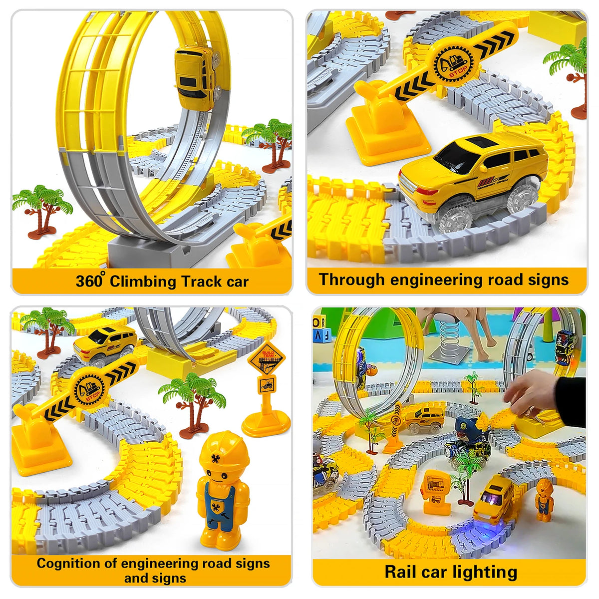 Children’s Flexible Track Toy Car Set for Creative Play