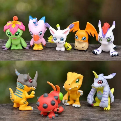 9 Piece Anime Figure Set – Mini PVC Collectible Models