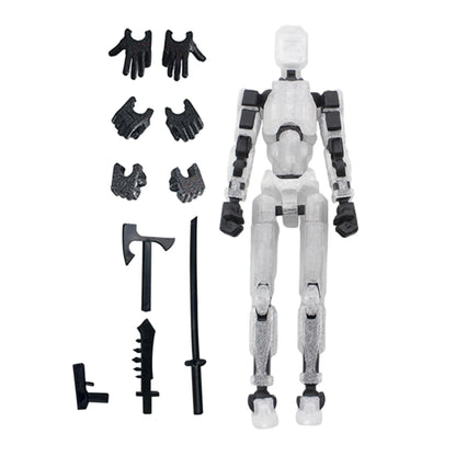 13-Joint Articulated Action Figure – DIY Poseable Figure